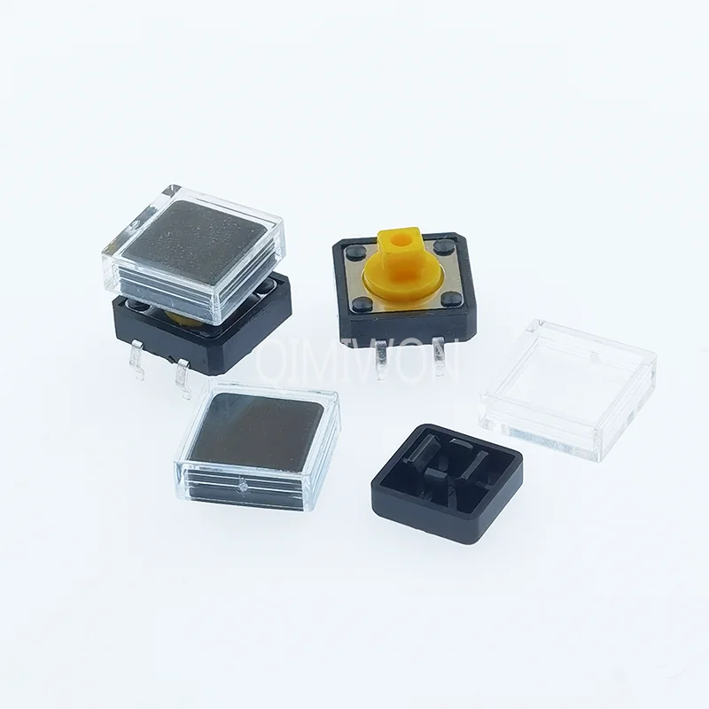 

Тактильные кнопочные переключатели B3F 10 шт. + шапки A14 10 шт. + крышки 10 шт.