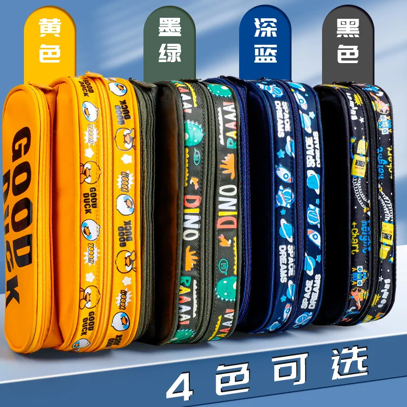 

Чехол для карандашей большой емкости, милый чехол для карандашей, чехол для ручек, школьные принадлежности, чехол для карандашей для студен...