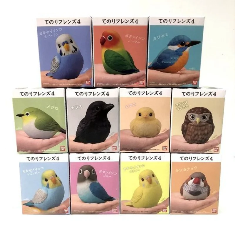 

Pocket Bird 4 Original Bandai Food Box Eggs Macey Friends Ornaments Parrot Owl Crow Chicken.toys Gifts for Kids