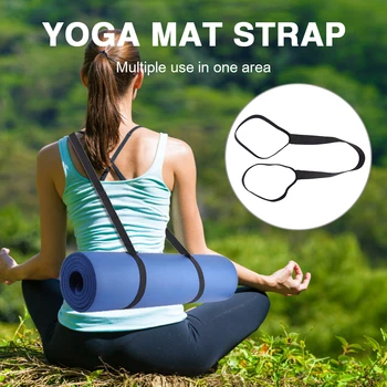 2pcs Yoga Mat Adjustable Sling Shoulder Strap Retractable Tie Fitness Belts 3