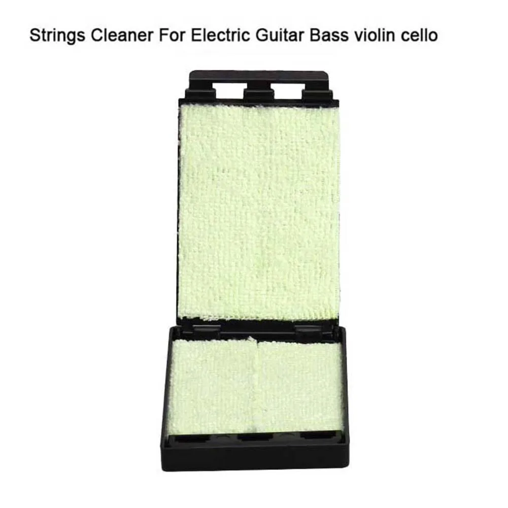 Gitarrenbass Scrubber String Cleaner Rub Bass Baumwolle Elektrisch Gitarre Schrubber Wartung Brandneu