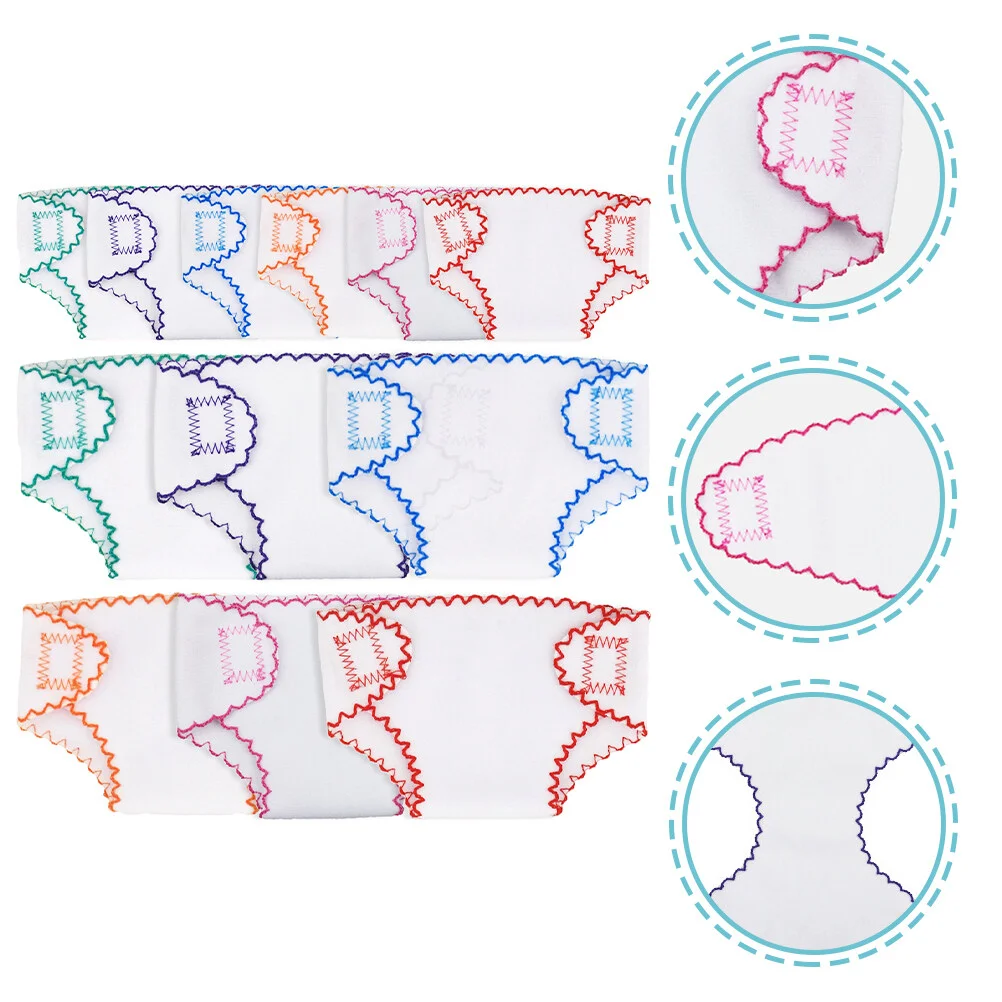 

12Pcs Diapers Underpants Clothing Accessory Kids Toys