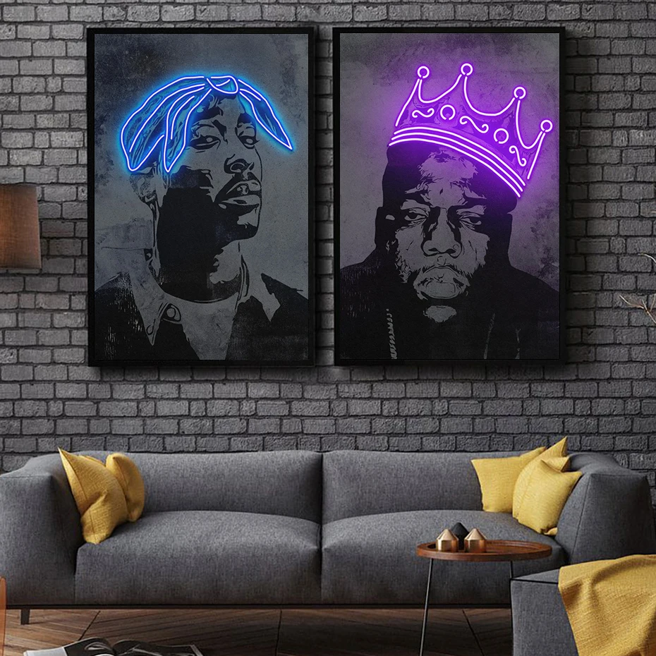 

Poster Rapper Hip Hop Music Star Singer Print Canvas Painting Nordic Wall Art Living Room Decoration Graffiti Home Decor Picture