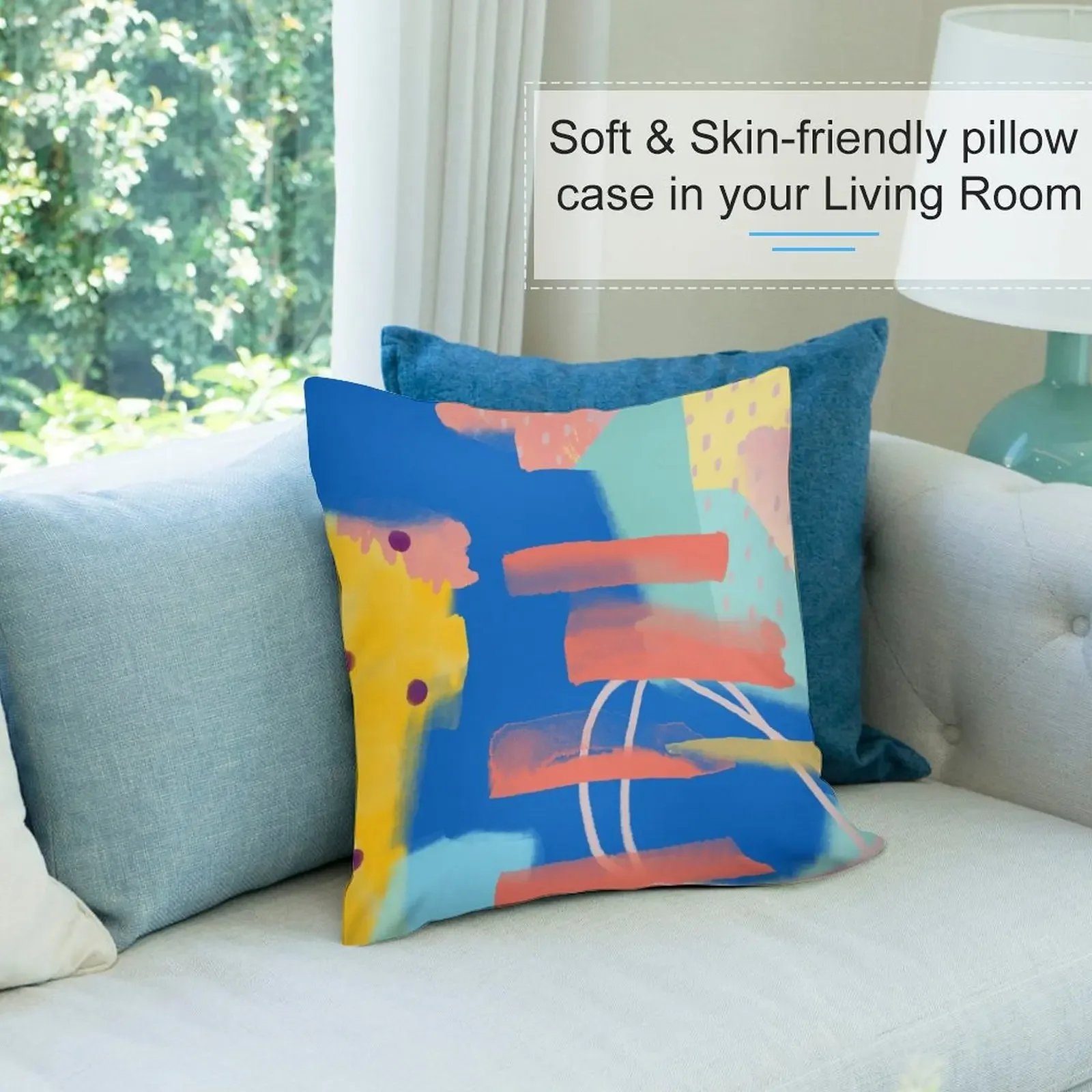 Summer Scandi Throw Pillow Sofa Cushions sleeping pillows pillow