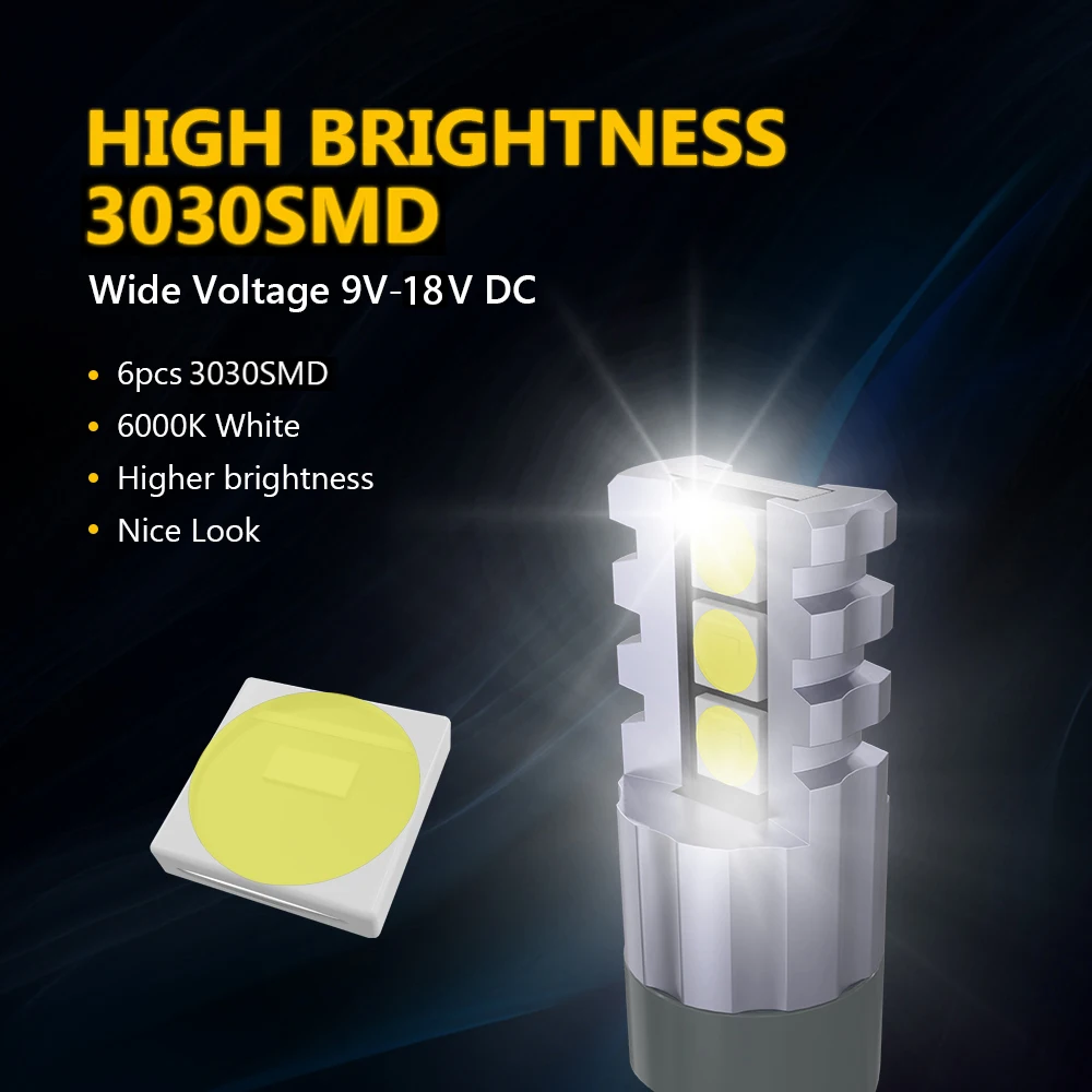 Oprah 2 шт. T10 W5W Canbus безошисветильник 3030SMD 194 168 для салона автомобиля лампы боковой