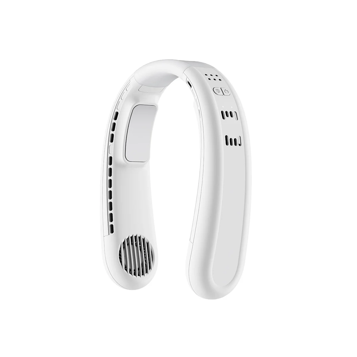 Уличный спортивный вентилятор F63 шейный мини бесшумный полупроводниковый