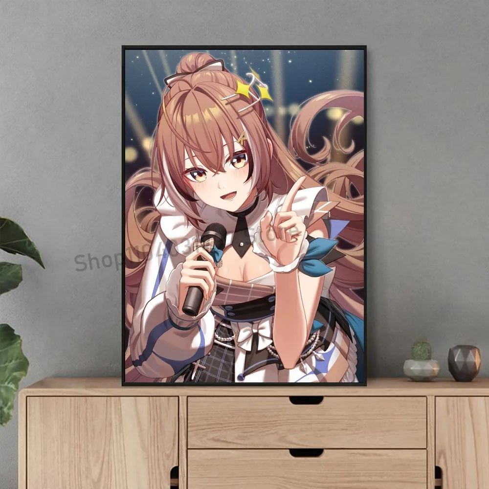 Nanashi Mumei Hololive Girl Channel Самоклеящаяся Водостойкая Бумажная Наклейка Для Кофейни