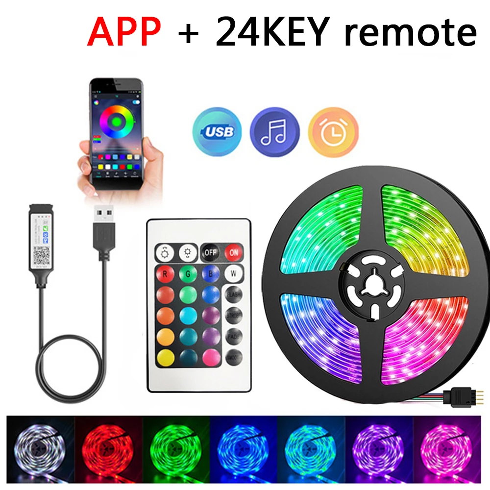 

RGB 5050 светодиодная лента 30leds/m USB