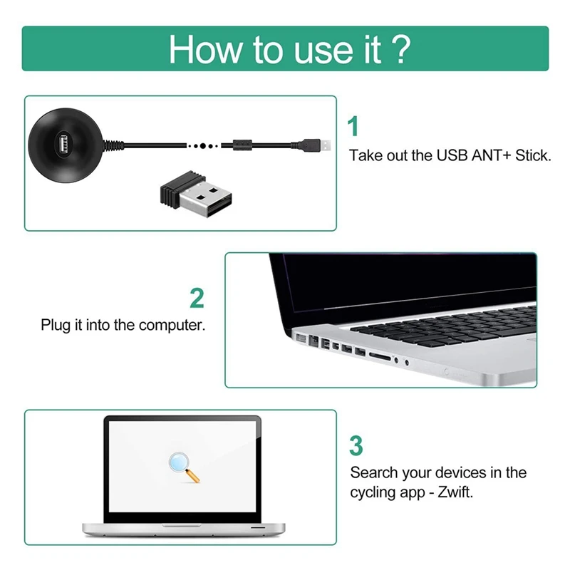 Новый велосипедный USB-адаптер-приемник ANT Stick для тренировок на велосипеде в
