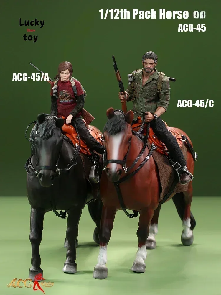 Фигурка в масштабе 1/12 имитация боевой лошади статическая упаковка модель