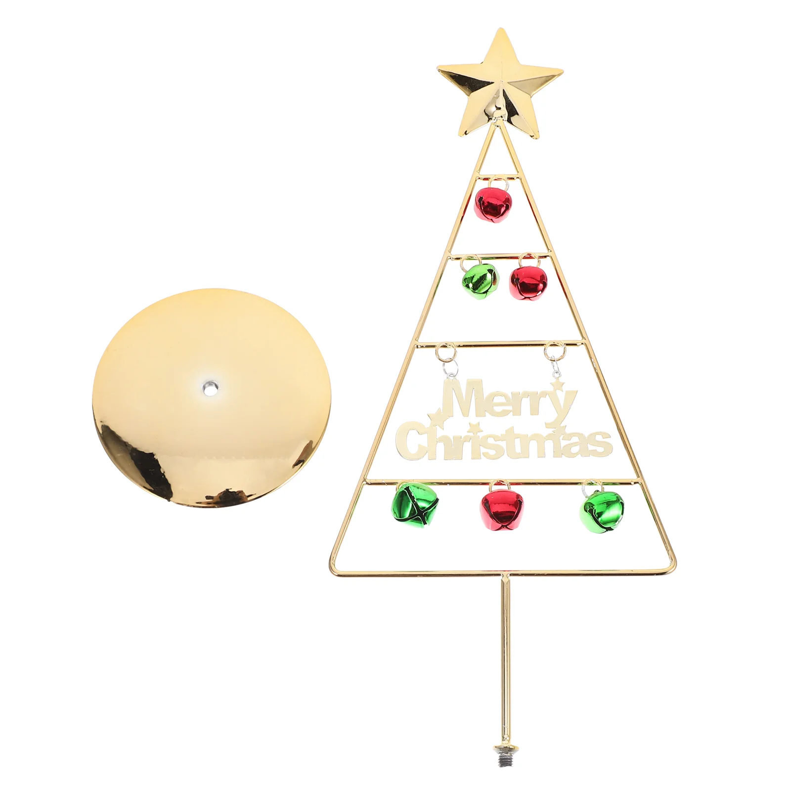 Кованый железный держатель для рождественской елки настенный орнамент