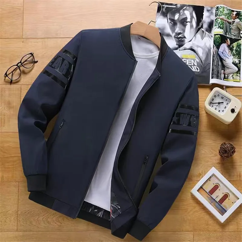 Plus size M-8XL Men jacket Golf Wear Spring Autumn Thin Korea Fashion Golf clothing Man Casual Business Coats Golf Bomber Jacket