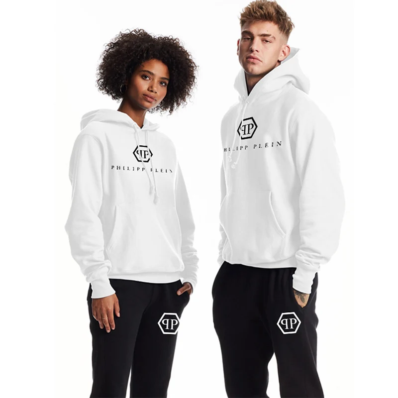 

2022 Autumn Fashion Tracksuit Hoodie&sweatpants Classic Men Women Daily Casual Sports Jogging Suit New Couple Gym Hooded Outfits