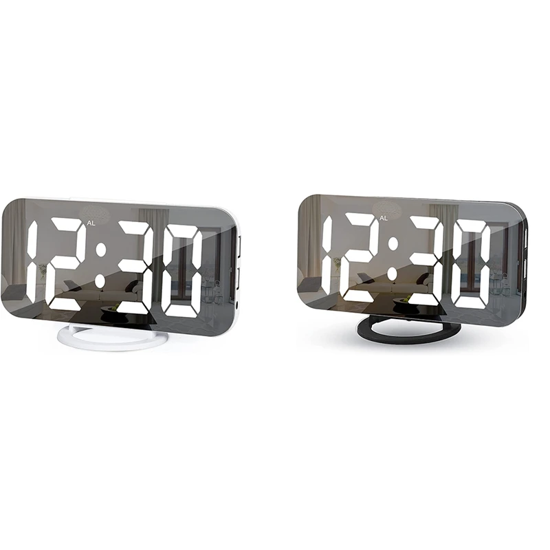 

Digital Alarm Clock, LED Alarm Clock, Automatic Brightness Adjustment, Easy-To-Set Desk Clock For The Home Kitchen