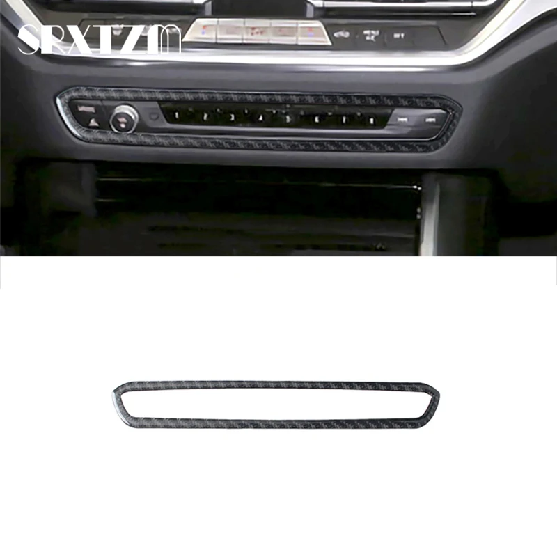 

Передняя Центральная панель управления CD из углеродного волокна для BMW G20 G28 3 серии 2019-2021