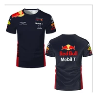 f1 mens and womens racing suit red animal 3d printed short sleeve t shirt suitable for extreme sports fans breathable