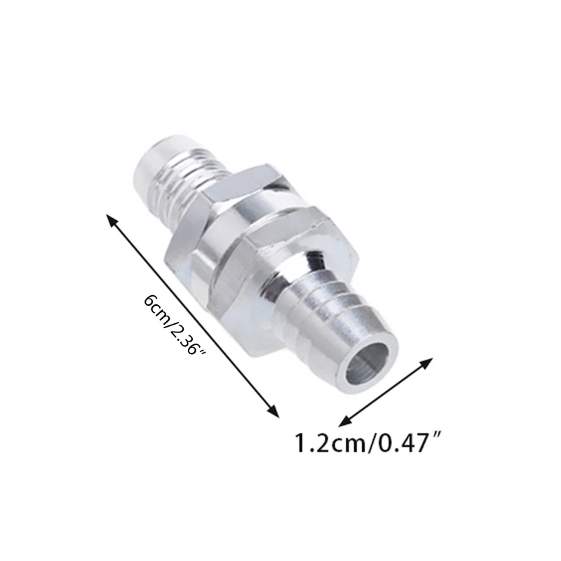 

J60F 6/8/10/12mm Aluminium Alloy Fuel Non Return Valve Screw for Vehicle Carburettor Anti-rust Fuel System Nozzle