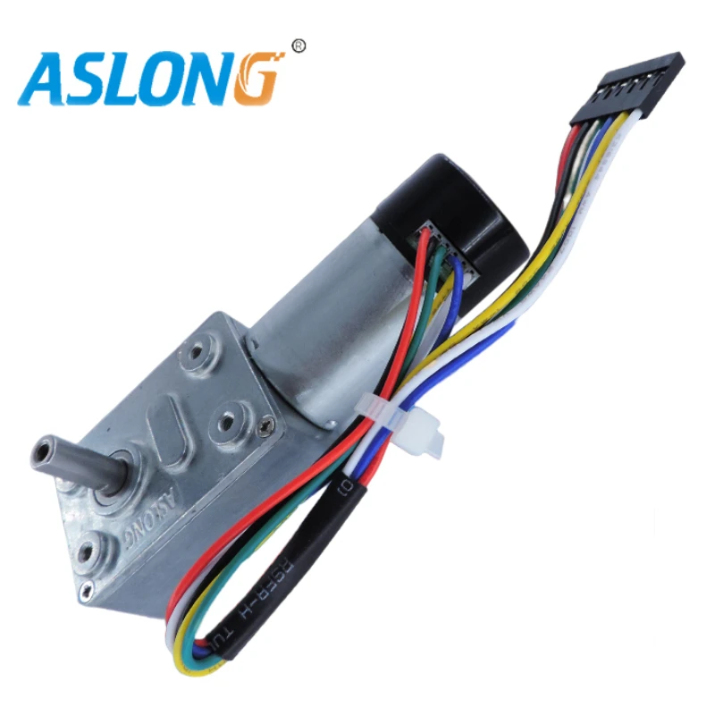 

Aslong Dc 6V 12V Turbo Worm With Encoder Speed Reduction Geared Motors High Torque Low Noise Long Life Variable Speed Bldc Motor