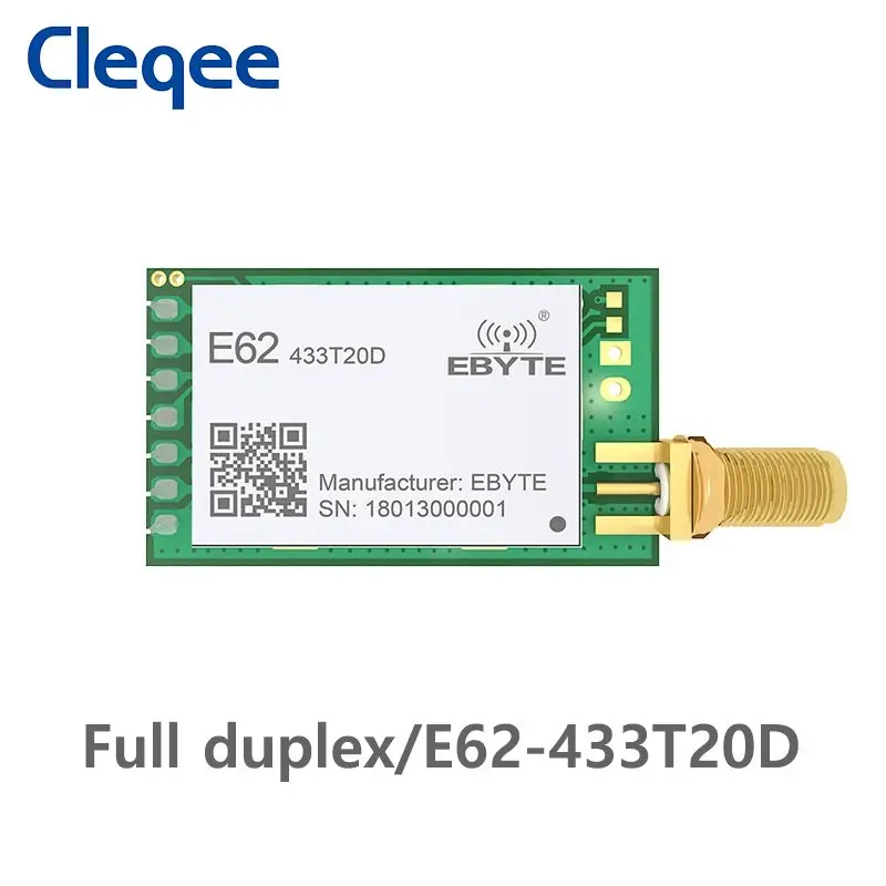 E62-433T20D Full Duplex Long Range 433MHz TCXO rf Module Wireless Transceiver iot Transmitter and Receiver UART