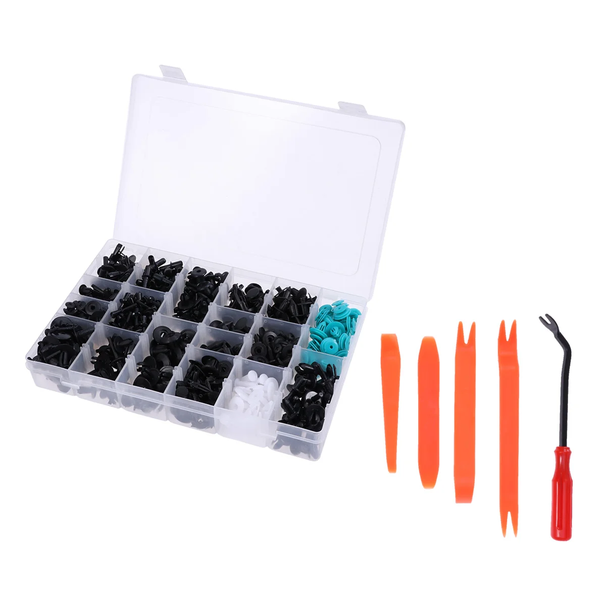 

456 in 1 Car Push Retainers Auto Interior Panel Push Rivets Trim Clips Set with Tools