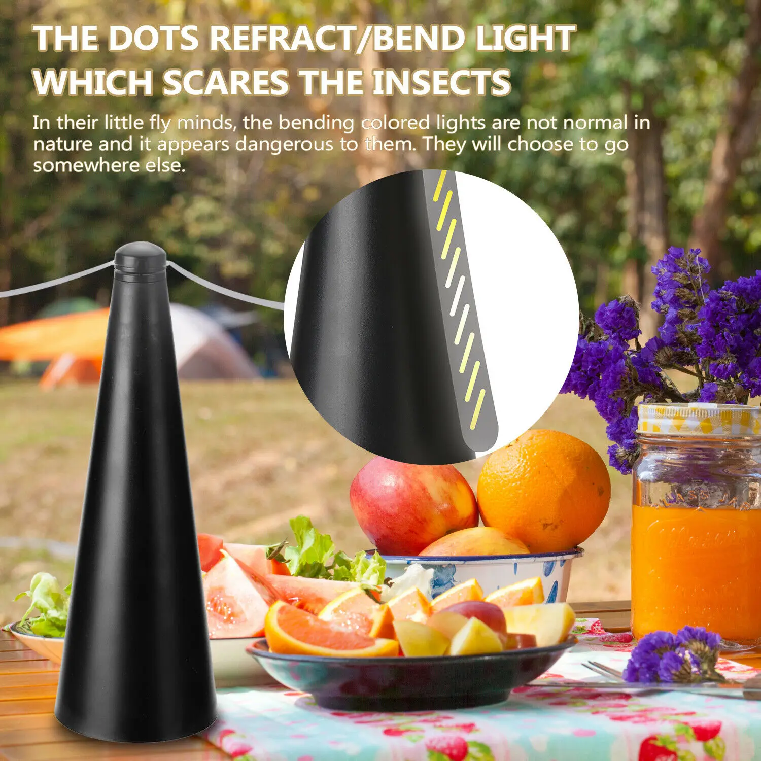 Silent Fan For Automatic Flycatcher Fly Trap Fly Repellent Mute Fly Repellent Fan Keep Flies And Bugs Away From Your Food