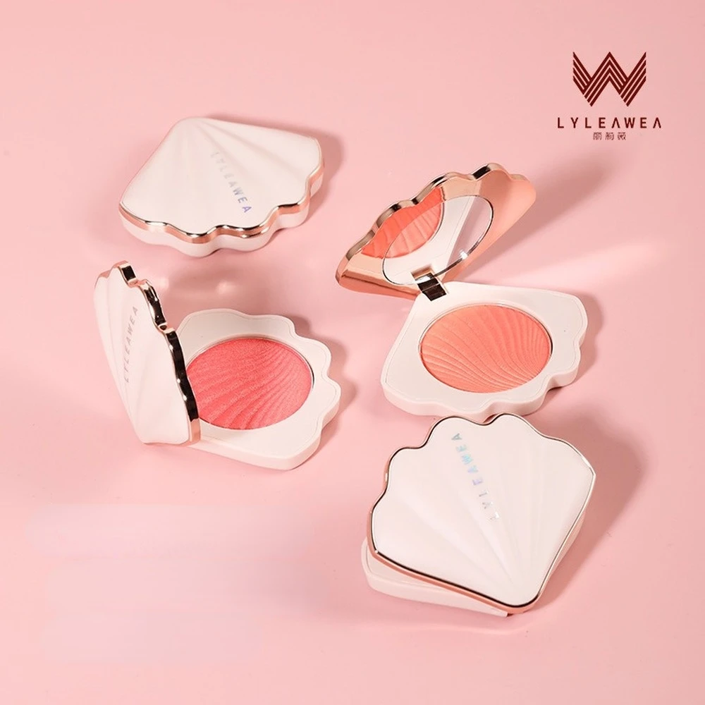 

LYLEAWEA Creative Shells Brighten Slightly Drunk Blush Beginners Easy-to-use Natural Nude Makeup Vitality Lasting Face Makeup