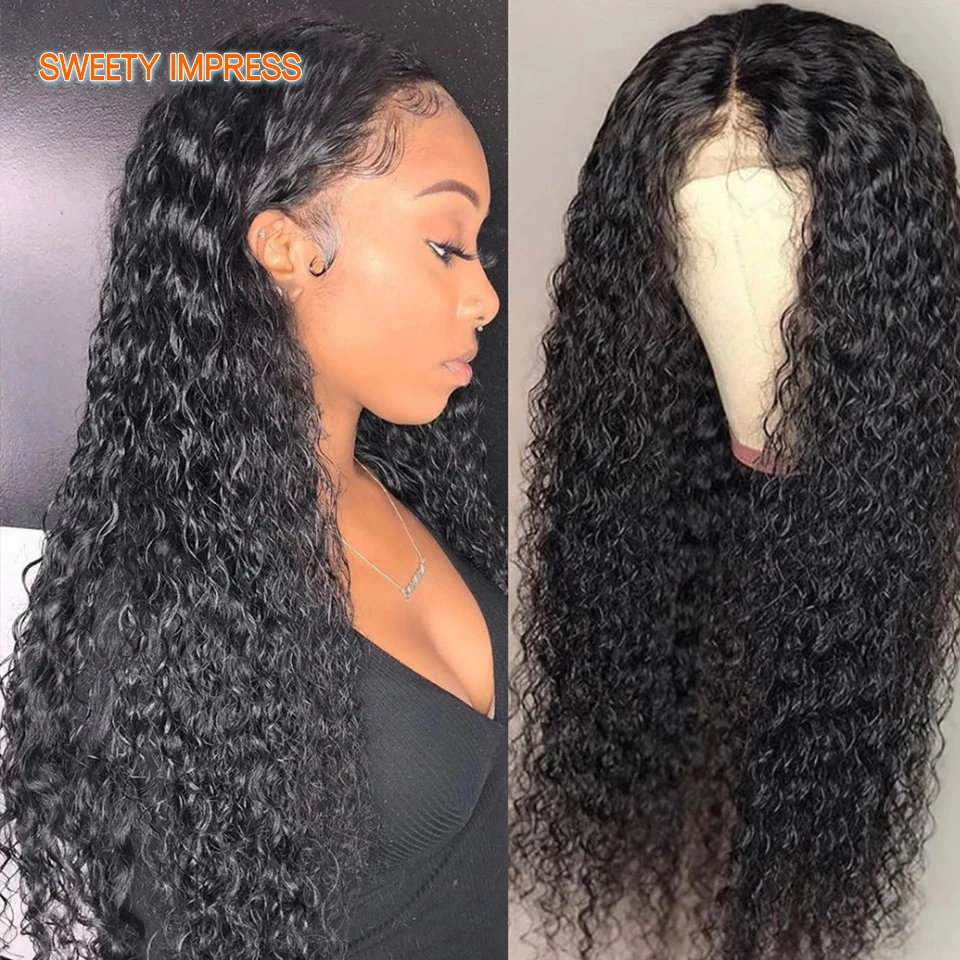 30 inch lace front wig Water Wave Lace Front Human Hair Wigs For Women 13X4 Lace Frontal Wig Curly human hair wig full and thick