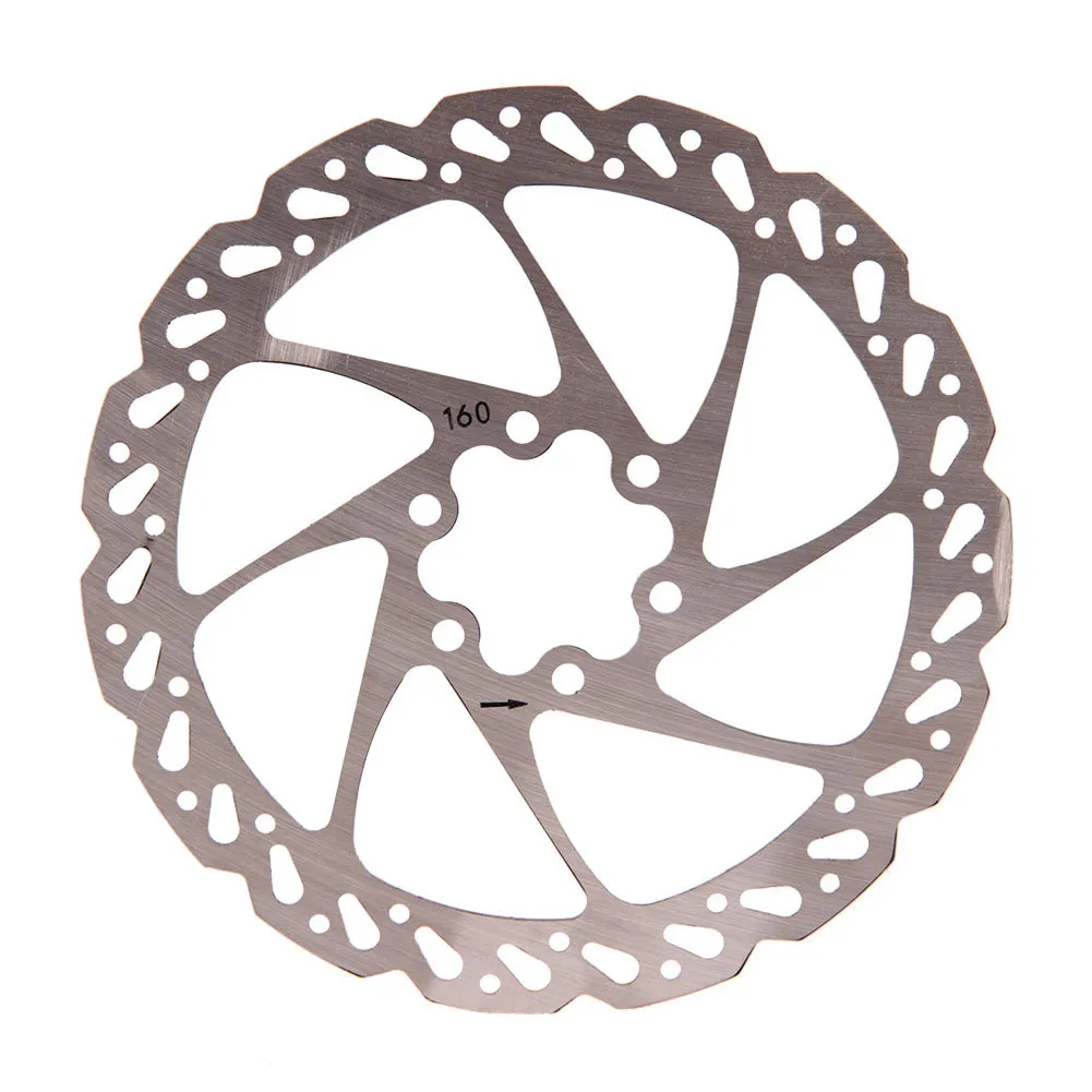 

MTB Disc Brake Rotor 160mm Hydraulic MTB Brake Pad Stainless Steel Reinforced Standard 6 Hole Installation Hole Core 44mm