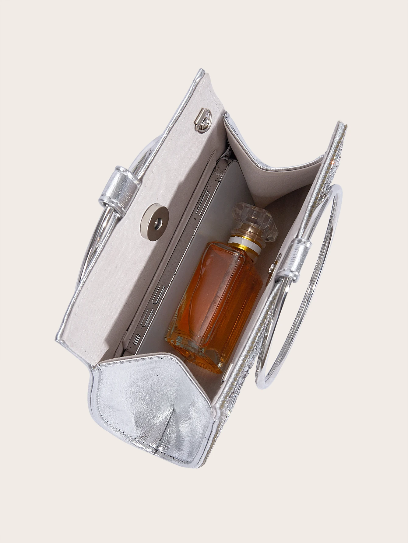 Модная Свадебная Вечерняя Сумка Серебряная Из Искусственной Кожи Женская На