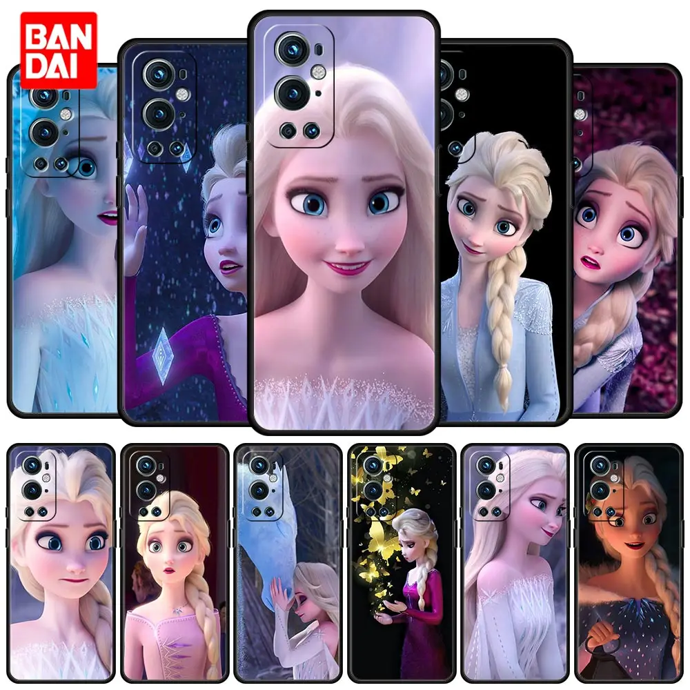 

Cover Case for Case for Oneplus 9 10 Pro 8 8T 9R Nord 2 N100 N10 CE N200 5G Full Japan Style Coque Disney Queen Elsa Frozen