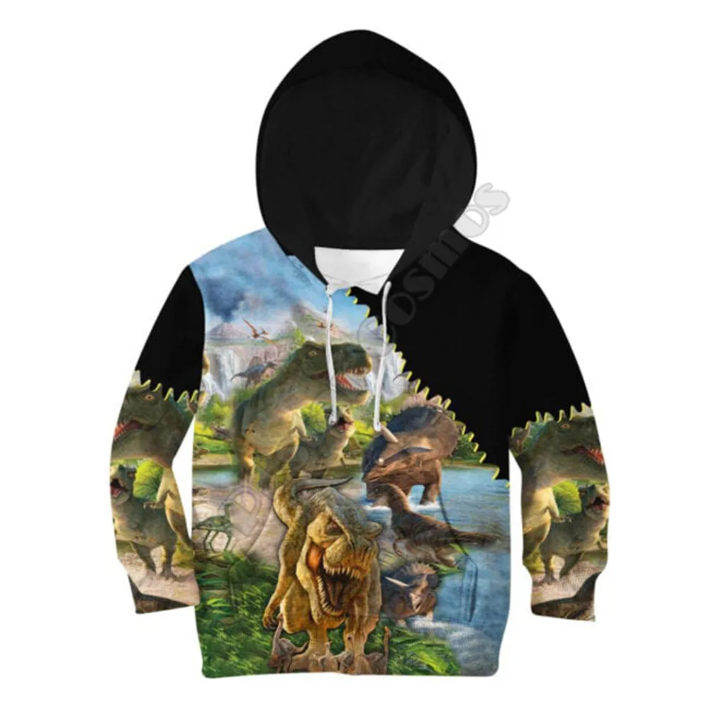 

Love Dinosaur T Rex 3d printed Hoodies suit tshirt zipper Pullover Kids Suit Funny Animal Sweatshirt Tracksuit 22