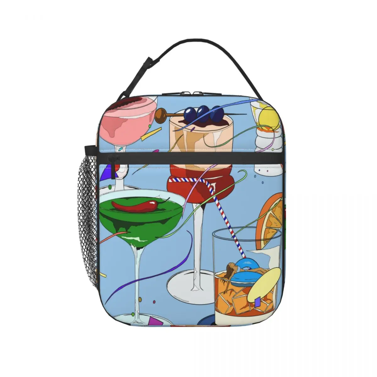 

Lunch Bag Thermal Insulated Tote Pouch Kids School Bento Portable Dinner Container Picnic Food Storage Cocktail