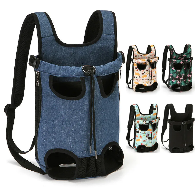 

Dogs Pets Accessories Sling Mesh Canvas Puppy Travel Bag Backpack for Small Dog Chihuahua Pitbull Corgi Cat Carrier