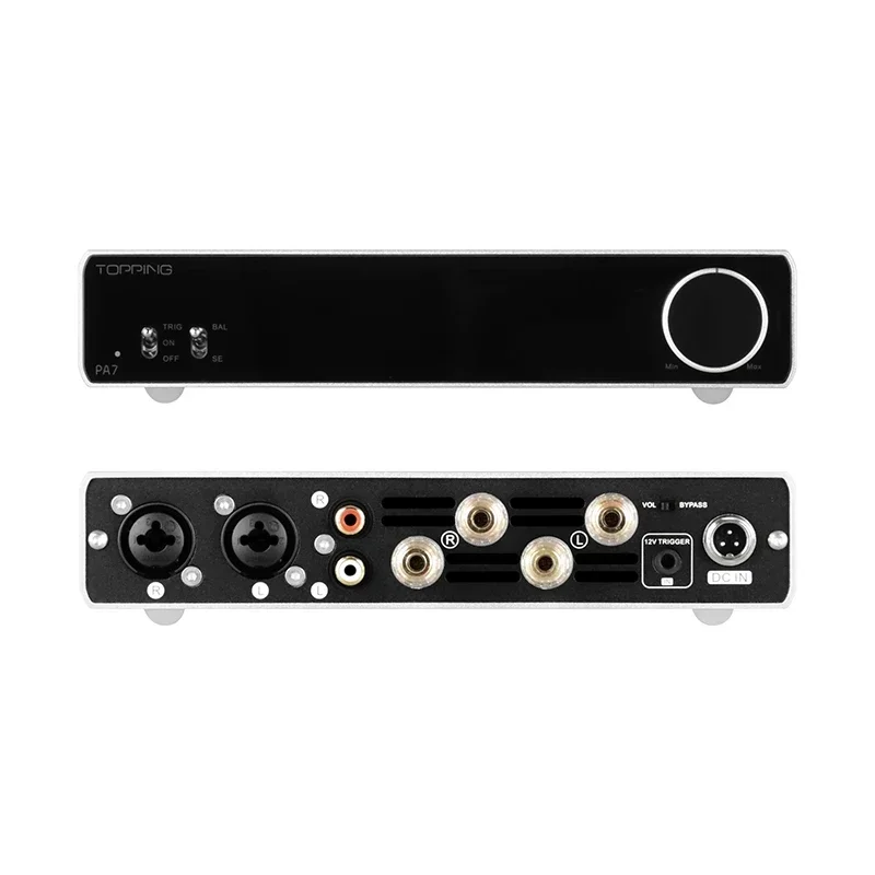 TOPPING PA7 Plus Настольный усилитель класса D 210 Вт 300 TRS XLR RCA Вход Полностью балансный