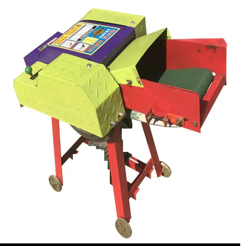 

Измельчитель травы, сельскохозяйственная машина для обработки корма и силоса, 220 В, Электрический бытовой измельчитель сена, кормовая дроби...