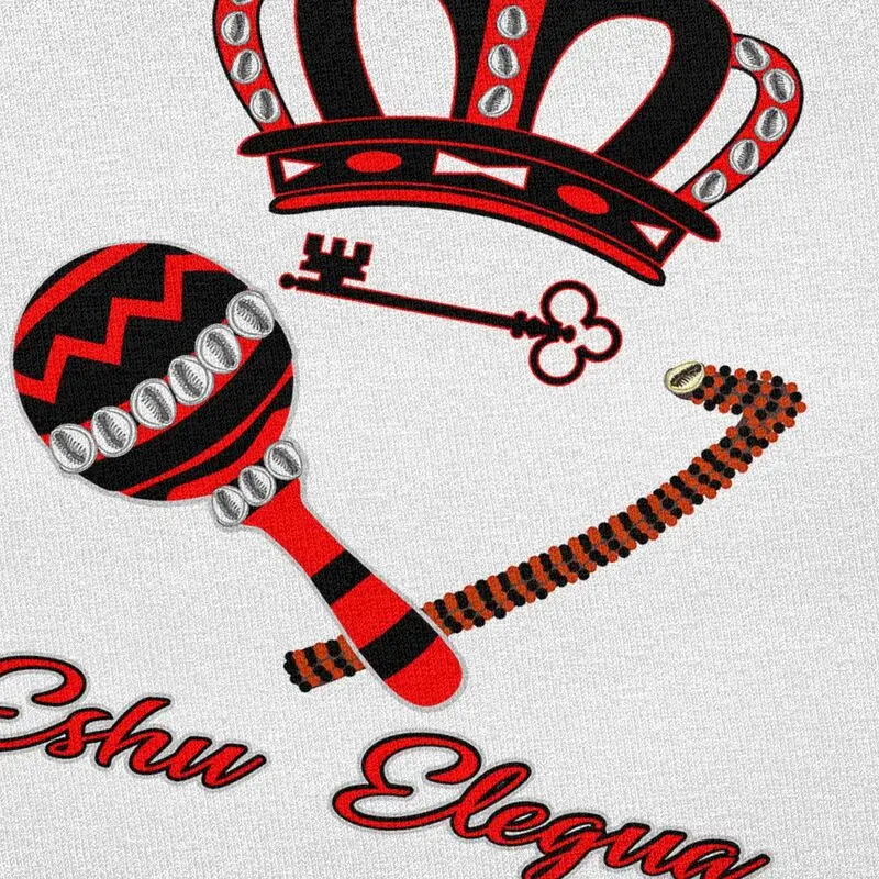 Фото Мужские футболки Eshu Elegua на заказ, хлопковая футболка с короткими рукавами, классическая футболка, футболки для отдыха, облегающая одежда №4