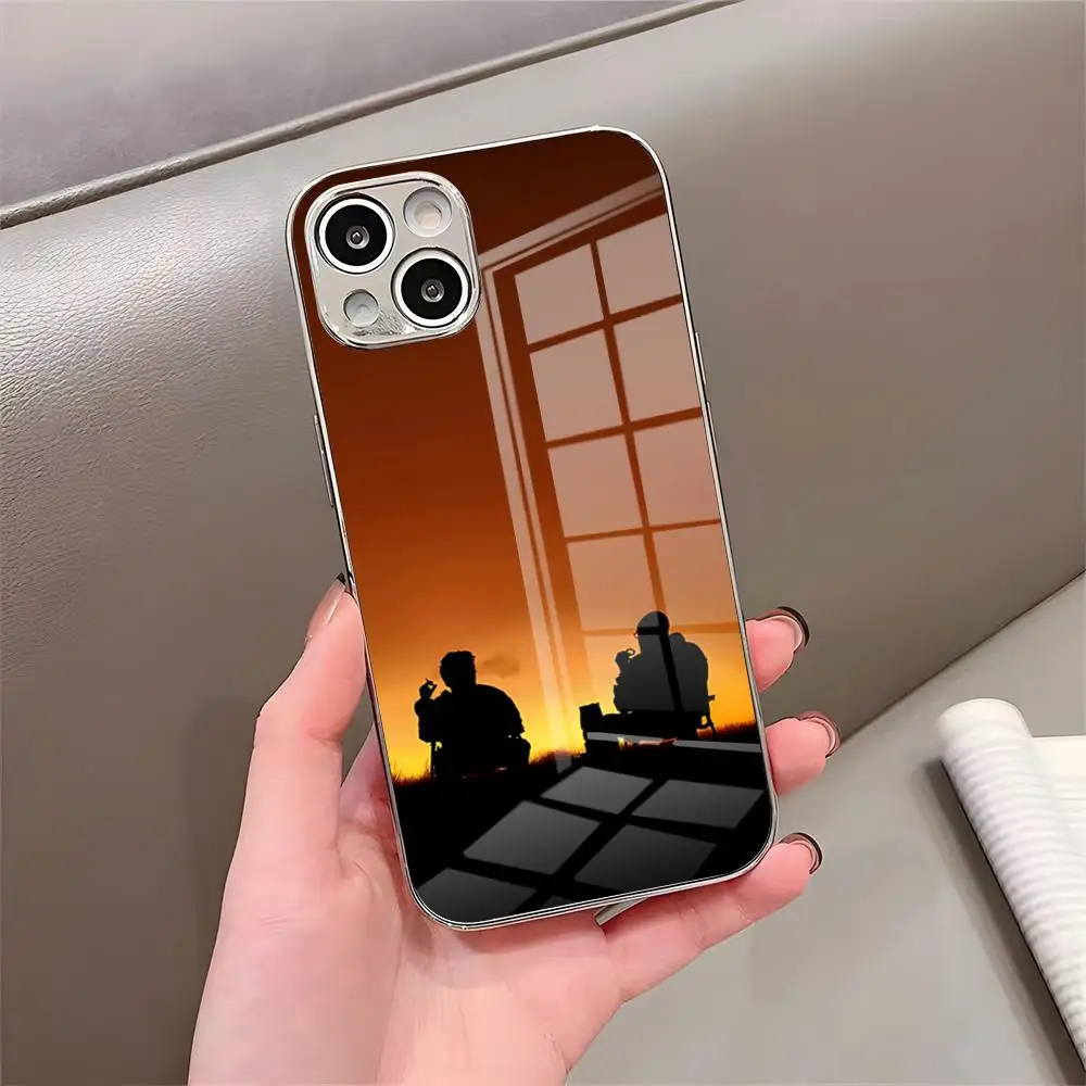 Фото Чехол для телефона TV B-Breaking Bad для iPhone 17 Pro Max 15 Pro 16 14 Plus 12 13 Mini 11 Pro, противоударный, с гальваническим покрытием, стеклянная крышка №4