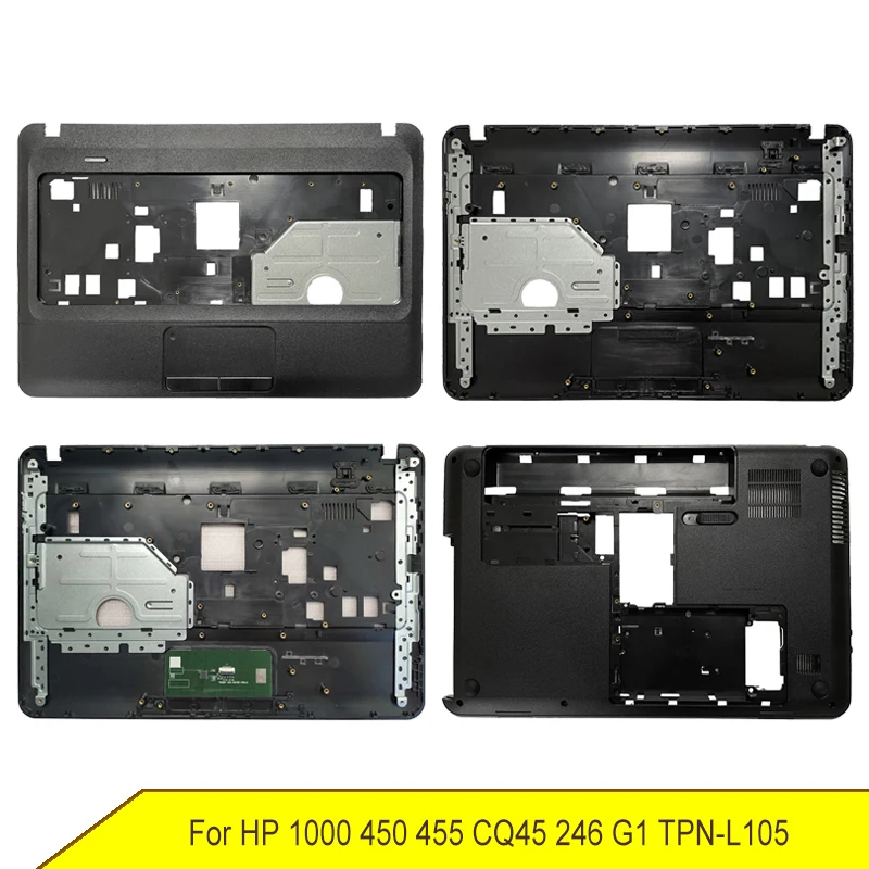 

Новый чехол с нижней основой для HP 1000 450 455 CQ45 246 G1 TPN-L105, чехол для ноутбука с подставкой для рук touc hp ad, верхний чехол, черный корпус C D