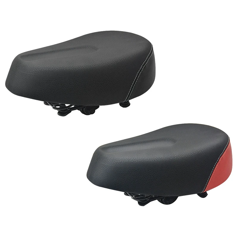 E-Bike Saddle Widen Four-Spring MTB Bike Saddles Soft Pad Electric Bikes Tricycle Scooter Seat Cycling Parts