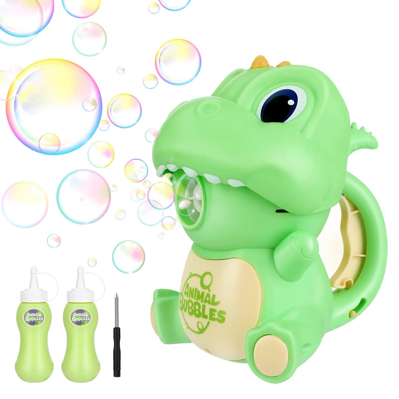 

Toyvian 1 Set Bubble Blower Machine Plastic Shaped Bubble Maker Automatic Bubble Blowing for Kids