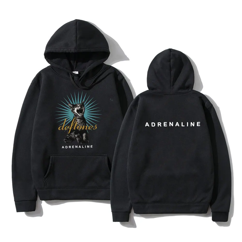 

Deftones Music Album Hoodie Cool Black Rock Cat Print Hoodies Man Hip Hop Streetwear Autumn Winter Men Women Casual Sweatshirt