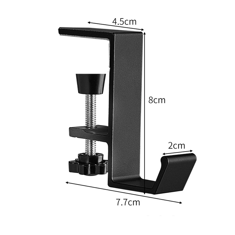 

Алюминиевый регулируемый крючок для стола