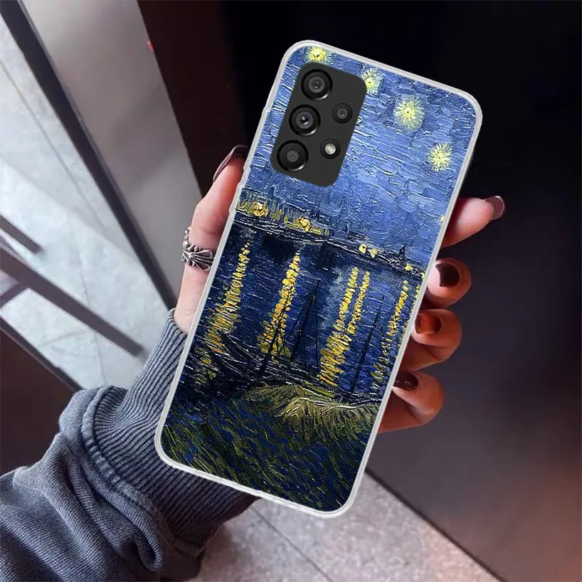 Фото Чехол для телефона Claude Monet Garden Lotus Bridge для Samsung Galaxy A12 A52S A42 A32 A22 A51 A50 Note 20 Ultra 10 S10 Plus A71 A70 A3 №3