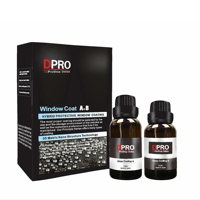 

Водоотталкивающее гидрофобное покрытие для автомобильных окон