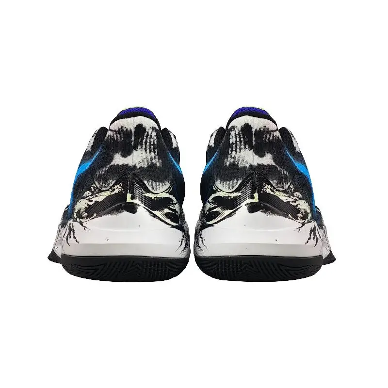 【Customize】Nike Precision 5 Basketball Shoes Men Low-top University Blue/Black/White Sneakers shoes CW3403-100