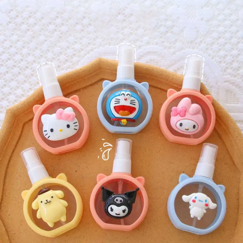 

Sanrioed 55 мл милый Kawaii Cinnamoroll мультяшный спрей бутылка Kuromi лосьон и парфюм Sub-Bottling Портативный Путешествия ежедневное использование