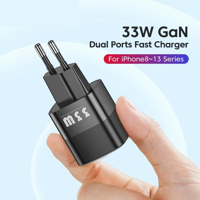 

Зарядное устройство USB Type-C, 33 Вт, для iPhone 13/12/11 Max/Pro/XS/8 Plus/iPad Pro Air 2020/iPad mini 2021