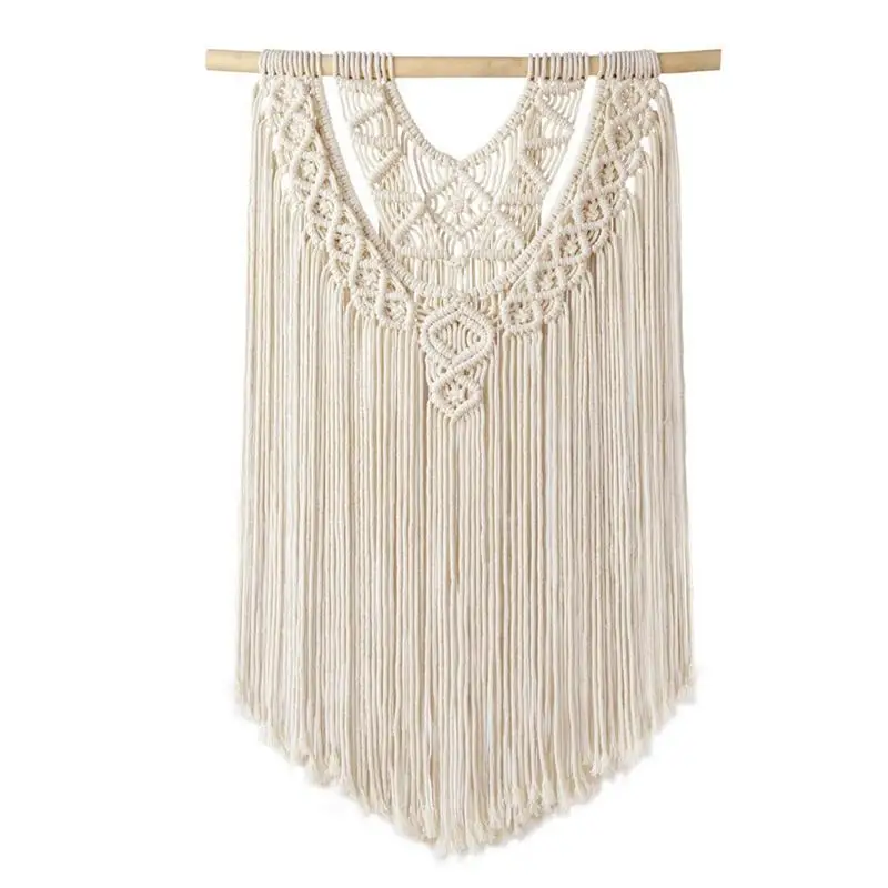 

Boho Wall Hanging Handwoven Tassel Tapestry Wall Hanging Dream Catcher 17W X 25.59L Handmade Home Decor Beautiful Tapestry