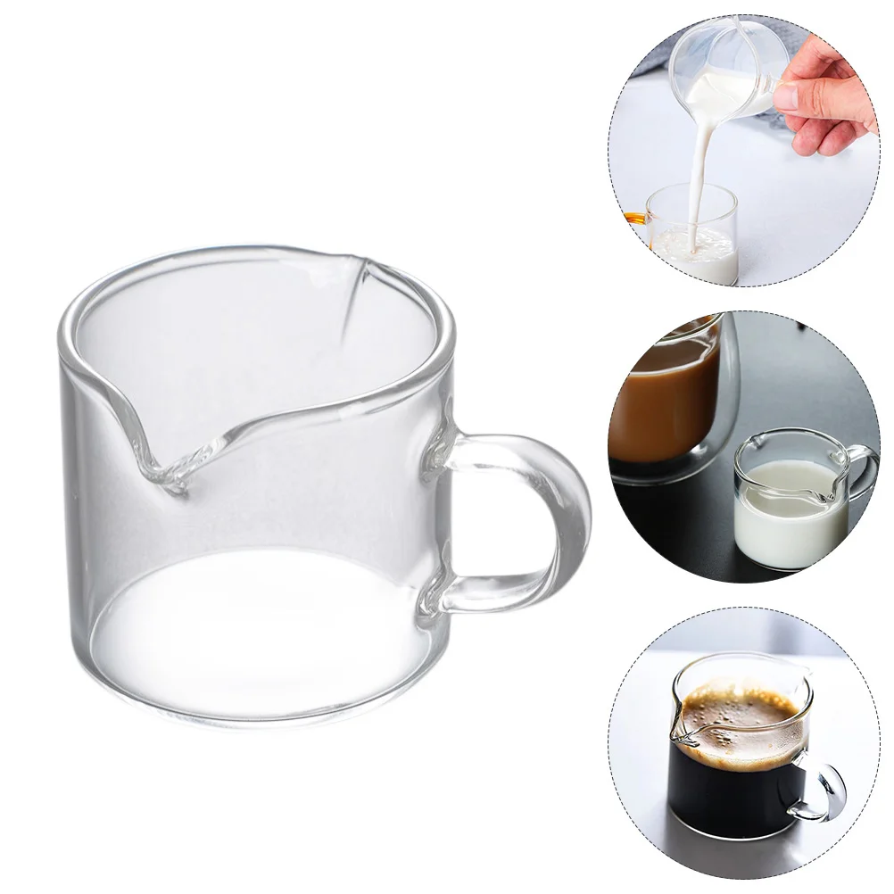 

Cup Mini Creamer Coffee Pitcher Sauce Cupsmeasuringespresso Handle Dish Jug Soy Dishes Glasses Pourer Mugs Jugs Ounce Tea Mug
