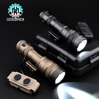 tactical flashlight rein weapon light cloud defensive cnc high power white led 1000 lumens picatinny rail airsoft hunting lamp